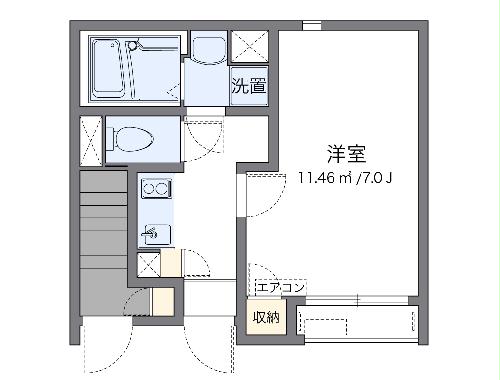 クレイノ梅津の間取り