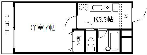 【ヴェール一乗寺の間取り】