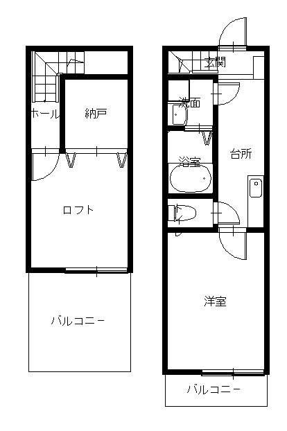 ル・プティボヌールの間取り