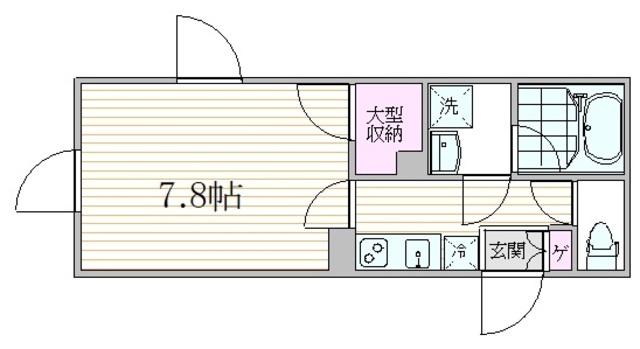 【グランピア東中野駅前の間取り】