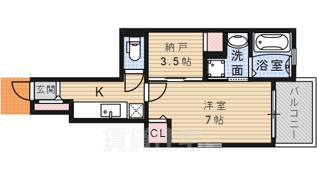 グラース宝塚の間取り