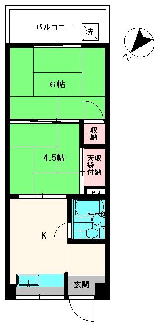 練馬区旭町のマンションの間取り