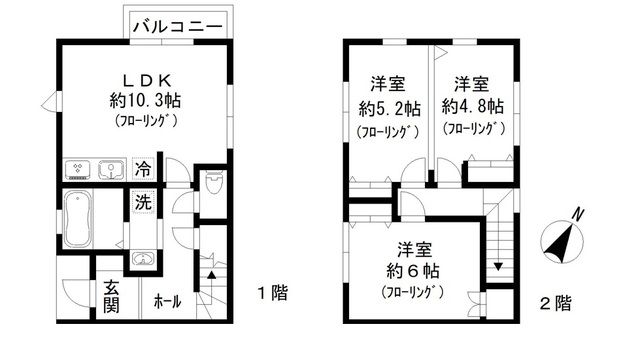 パークヒルIの間取り