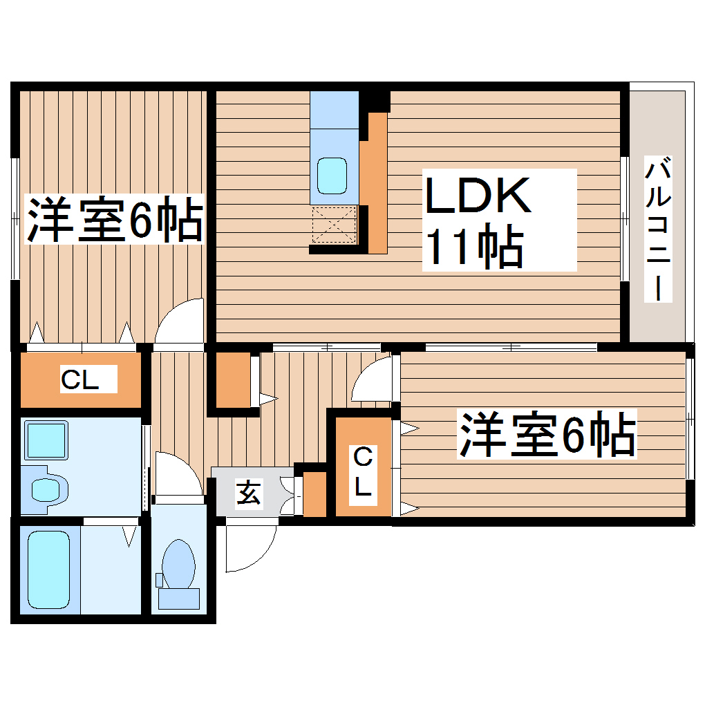 クオリアIIの間取り