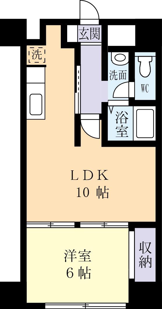 カズサコーポの間取り