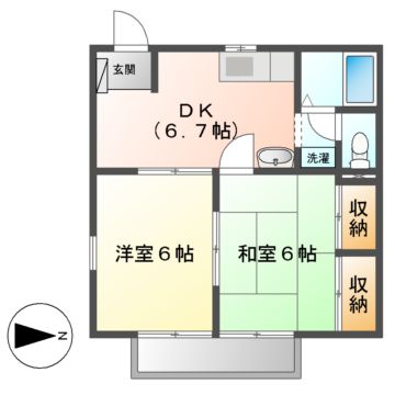 メゾンウィングの間取り