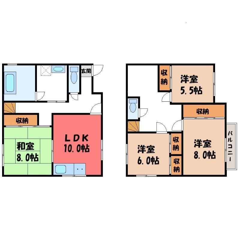 アダチメントVの間取り