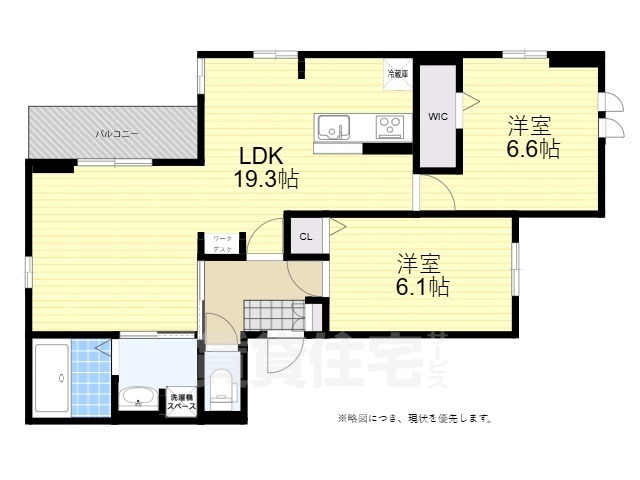 D-ROOM弥生A棟の間取り