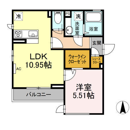 レーヴ・セジュール・アヤセの間取り