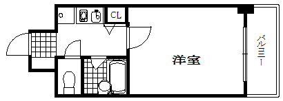 エスリード新神戸の間取り