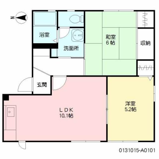 バリュージュ河島　Ａ棟の間取り