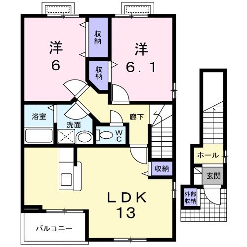 スコルピオーネの間取り