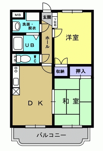 コンフォート松田の間取り