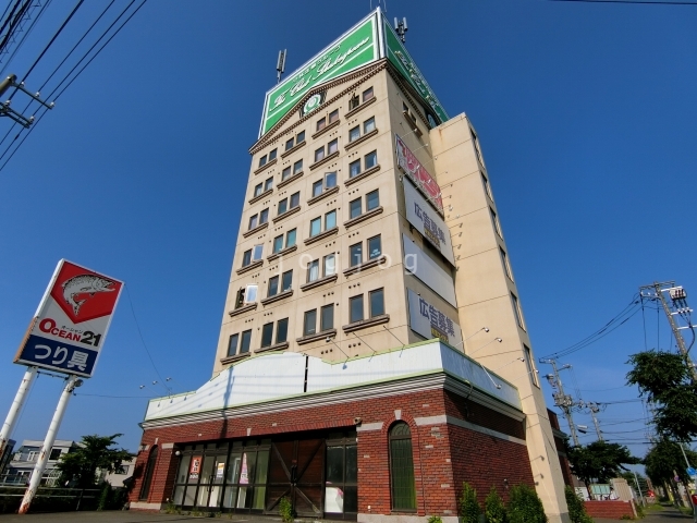 札幌市北区東茨戸一条のマンションの建物外観