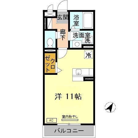 ローズコート芦屋の間取り