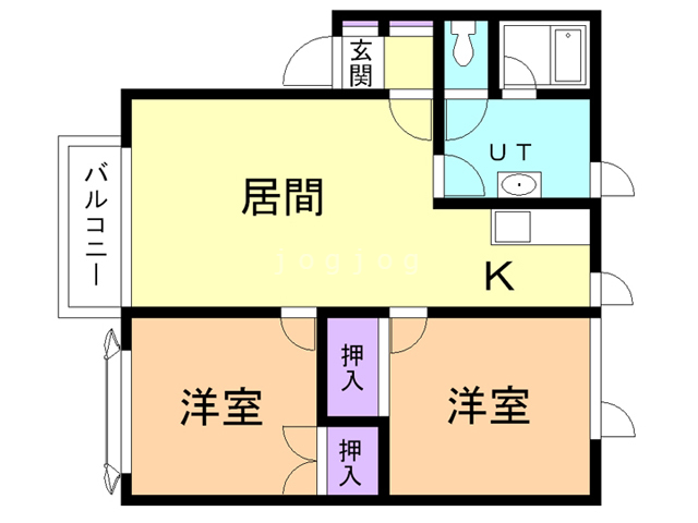 ハイムＦＵIVの間取り