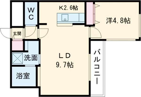 仮)GRANー千歳東雲5丁目MSの間取り