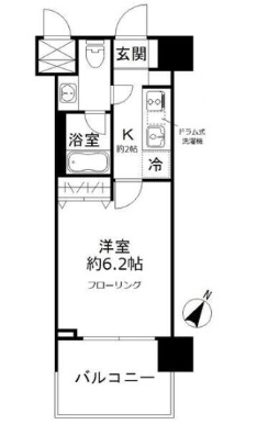 江東区東雲のマンションの間取り