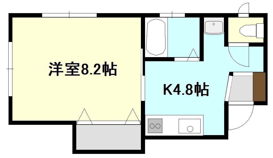 コスモスＣの間取り