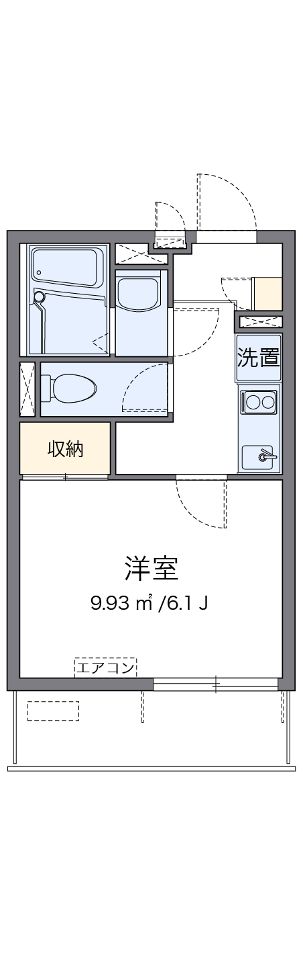 クレイノ石原橋の間取り