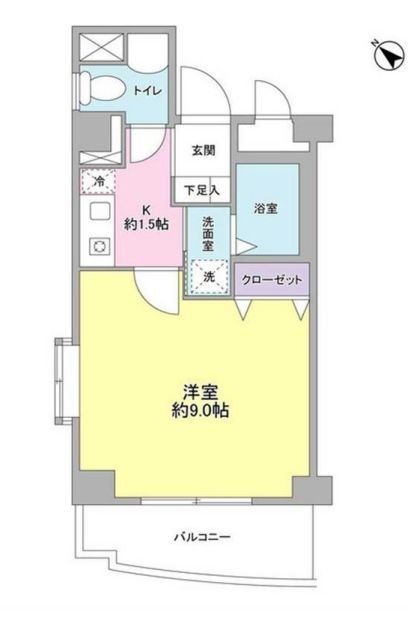 アビタシオン元住Iの間取り