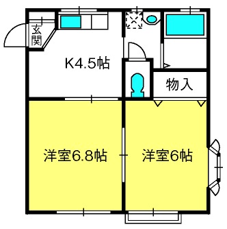 クレストの間取り