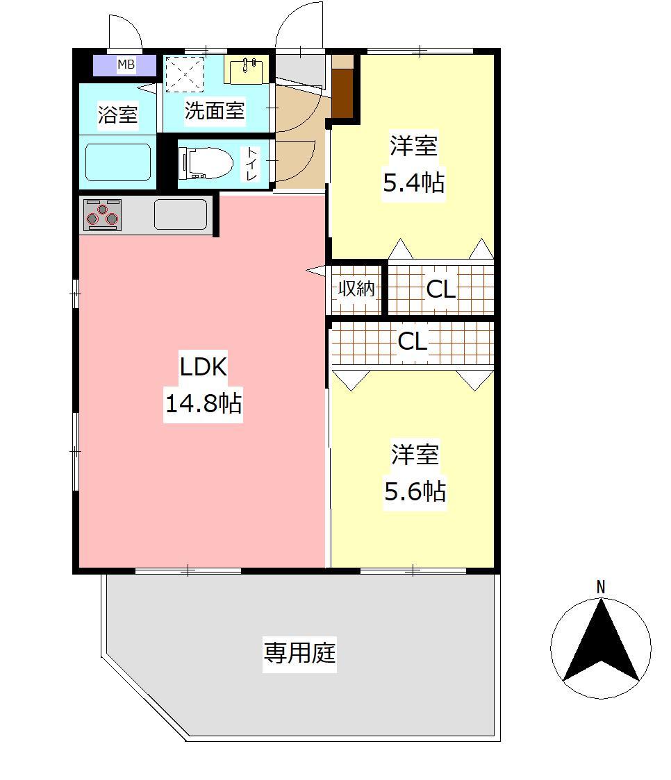 ボナールマンションの間取り