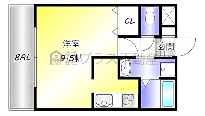 アムールエスパスの間取り