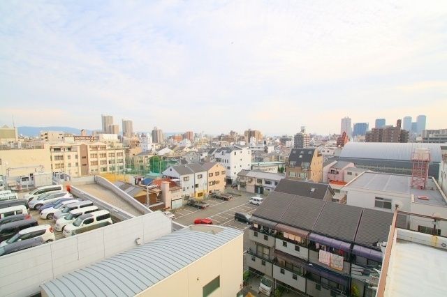 【大阪市都島区都島本通のマンションの眺望】