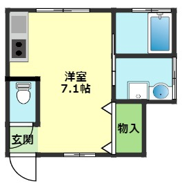 コーポ164の間取り