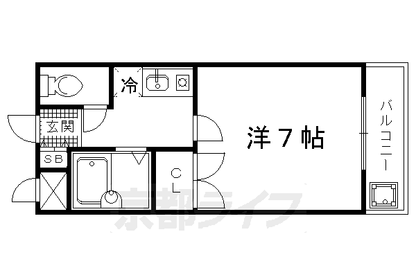 光陽マンションＢの間取り