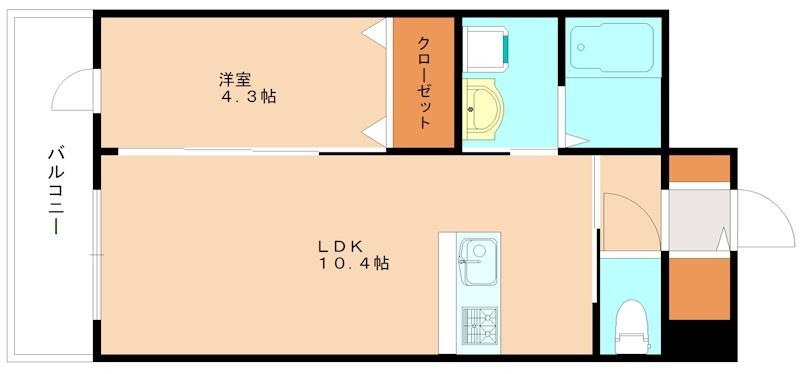 ＳＫ千鳥駅前の間取り