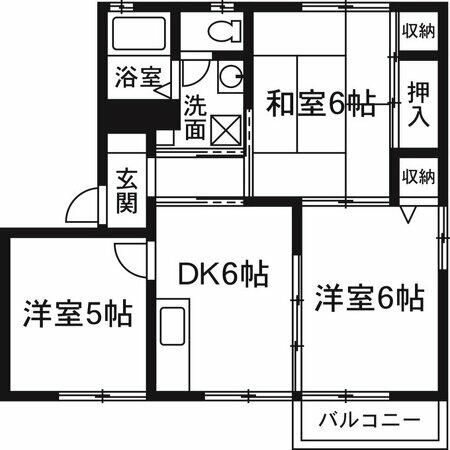 マーブルいしはら　Ｃの間取り