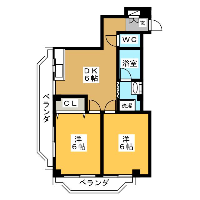 サンパーク五反野の間取り