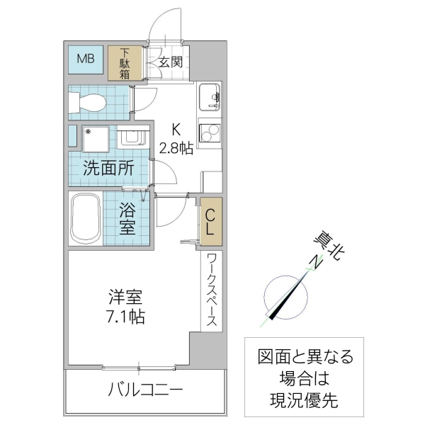 グラーヴェ三の丸の間取り