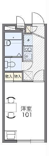 レオパレスジュネス　IIの間取り