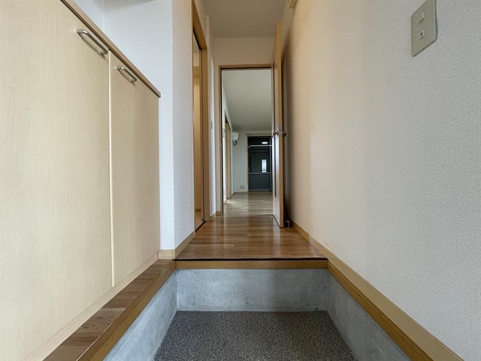 玄関　明るい玄関♪