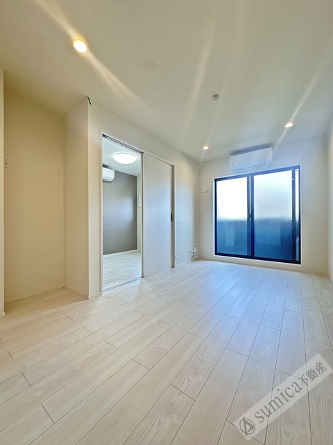 バルコニー　全部屋エアコン完備♪