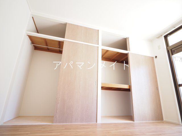 収納　十分な収納スペースがあります