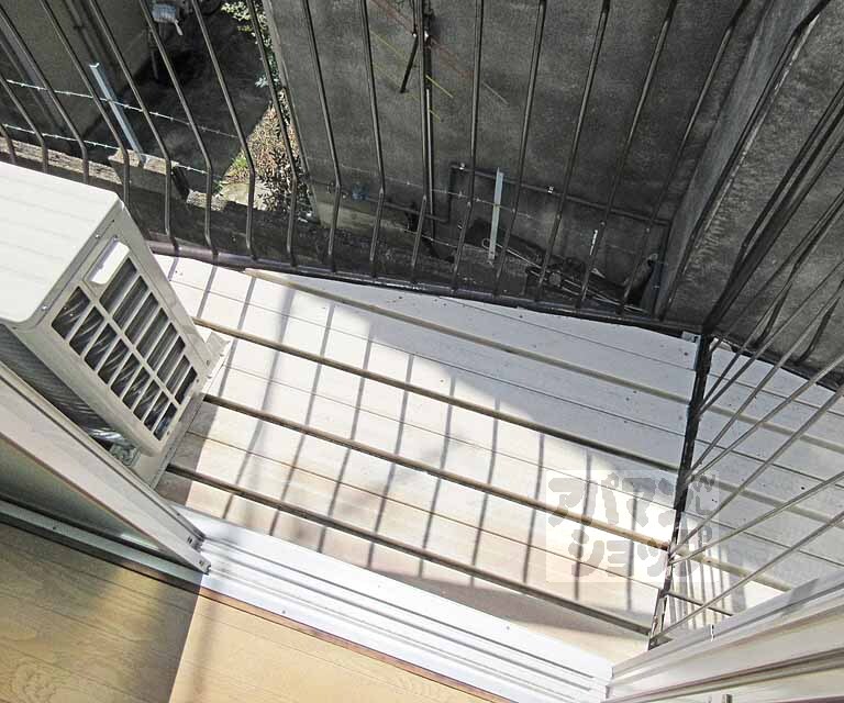 バルコニー　日当たり良好