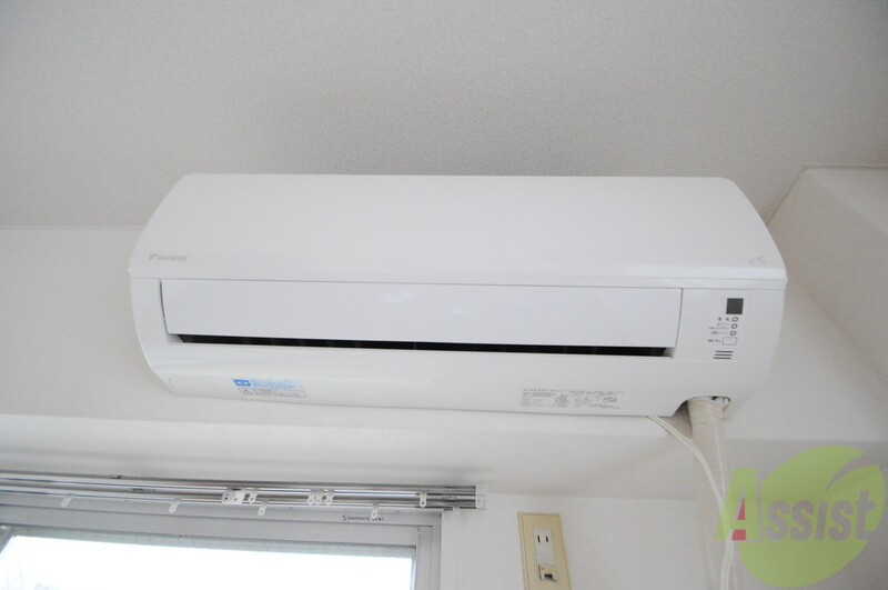 その他設備　エアコンがあるのはうれしいですね。ちょっぴり得した気分。