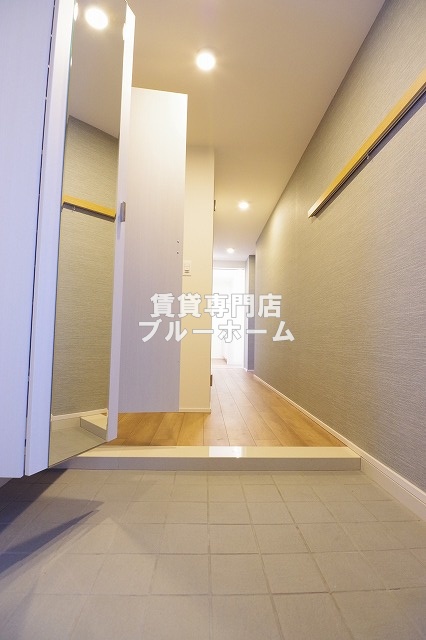 玄関　奥行きのある玄関！