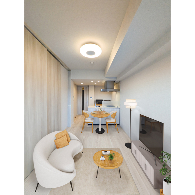 居室・リビング　家具・調度品等はＣＧ加工です。実際の賃貸住居には含まれません