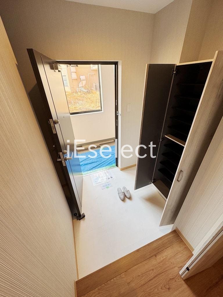 玄関　シューズボックス付きの玄関！