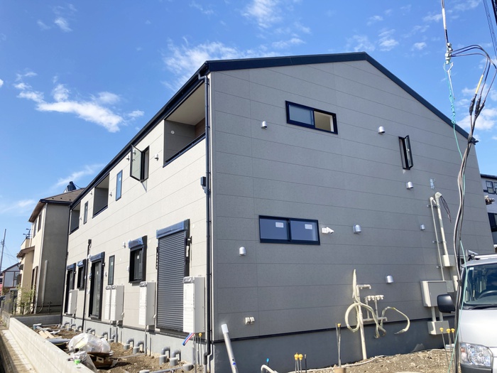 建物外観　建築中