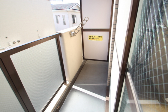 バルコニー　※別部屋の写真です