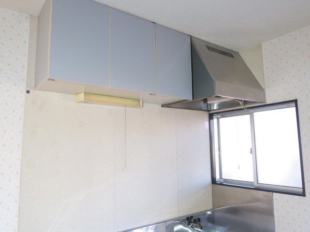 その他部屋・スペース　キッチン上部には収納棚とレンジフード付きです