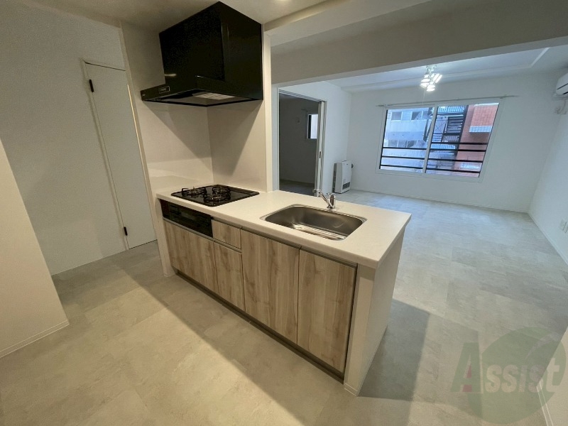 キッチン　システムキッチンなので、すぐお料理に使えます！