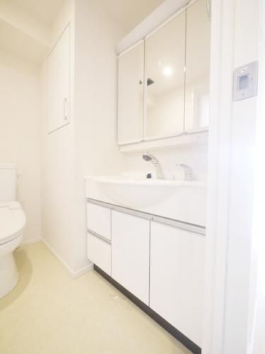 洗面設備　パークアクシス板橋本町　板橋区宮本町