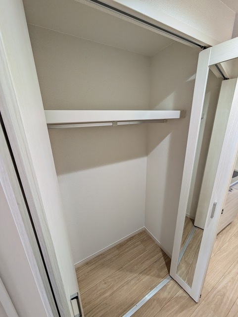 収納　収納があるので片付きますね